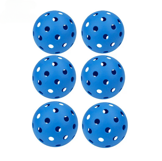 6 Blue Pickleball Balls